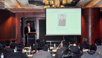 近藤总经理发表演讲